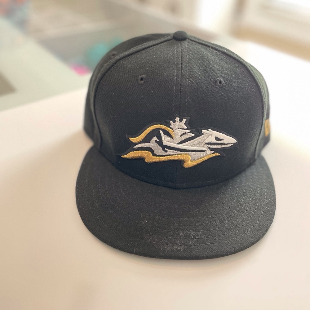 Charlotte Knights Baseball Black Cap with Embroidered Logo
